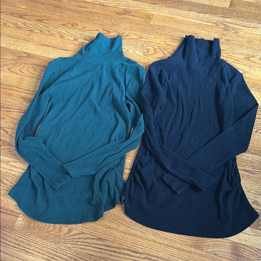 2 Women’s Maternity Turtlenecks